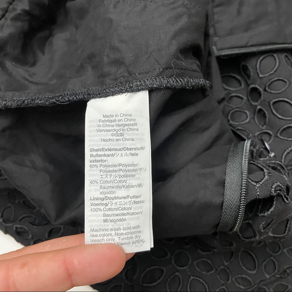 J. Crew Eyelet Ruffle Cropped Wide Leg Jumpsuit - Picture 10 of 10